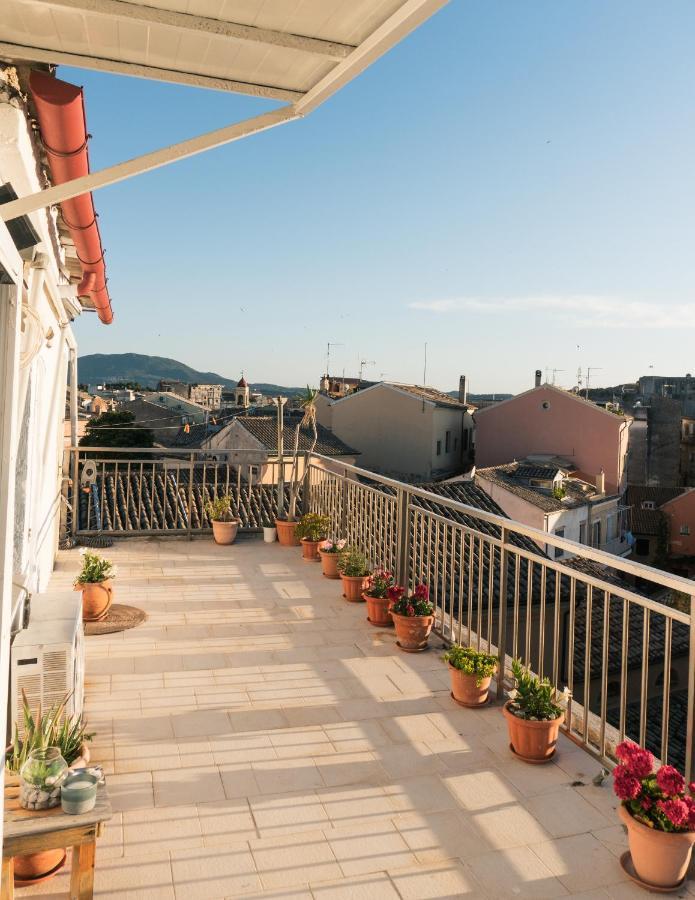 Roof Garden House Apartment Corfu  ภายนอก รูปภาพ